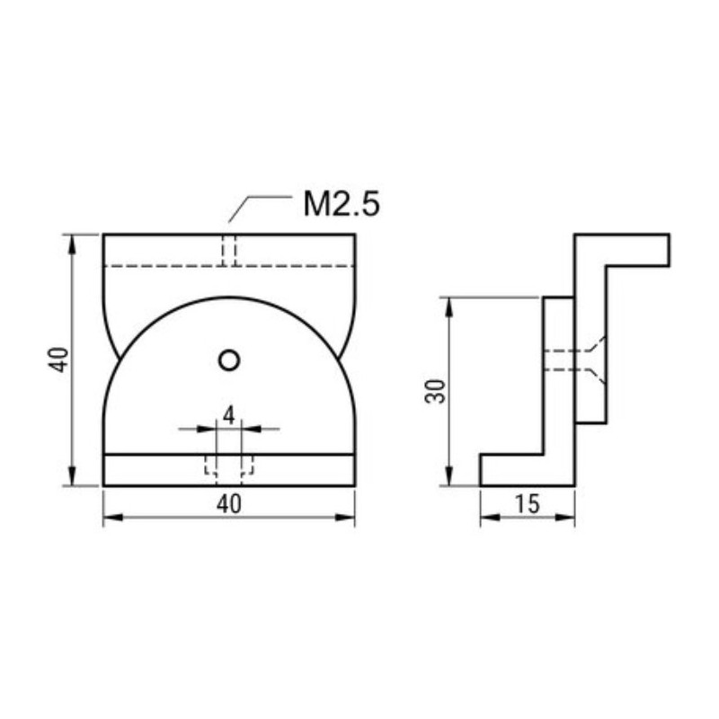 Zestaw montażowy - kątowniki MB-BEF | Eickmann Elektronik