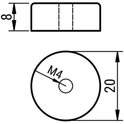 Zestaw montażowy - magnesy MB-MAG | Eickmann Elektronik