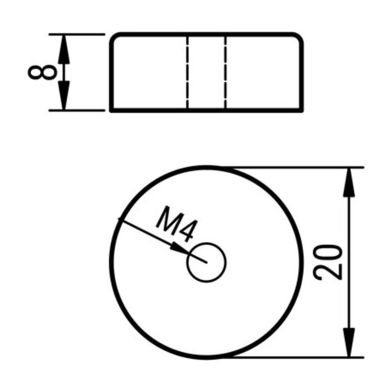 Zestaw montażowy - magnesy MB-MAG | Eickmann Elektronik