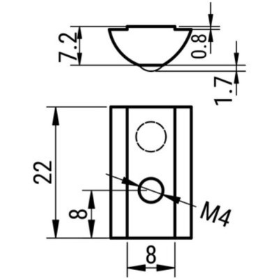 Zestaw montażowy - prowadniki MB-NUT | Eickmann Elektronik
