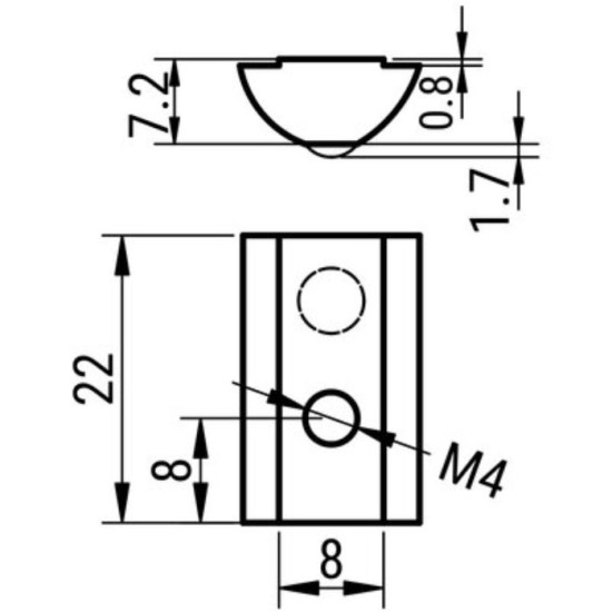 Zestaw montażowy - prowadniki MB-NUT | Eickmann Elektronik