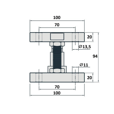 Zestaw montażowy AZK02 14604990 | WIKA