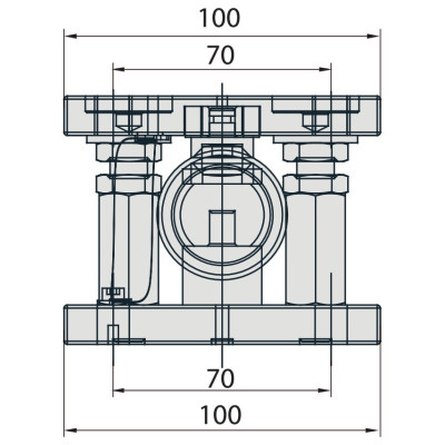Zestaw montażowy AZK03 14605013 | WIKA