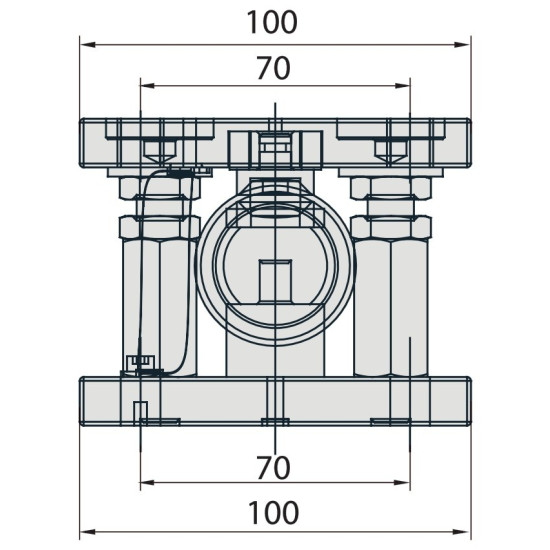 Zestaw montażowy AZK03 14605013 | WIKA