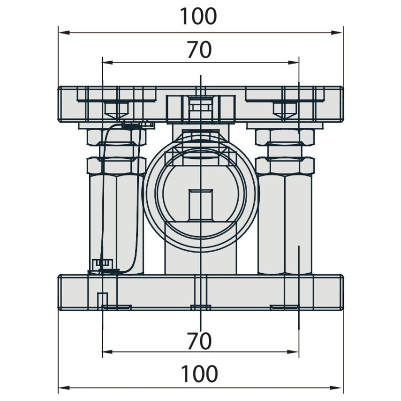 Zestaw montażowy AZK03 14605013 | WIKA