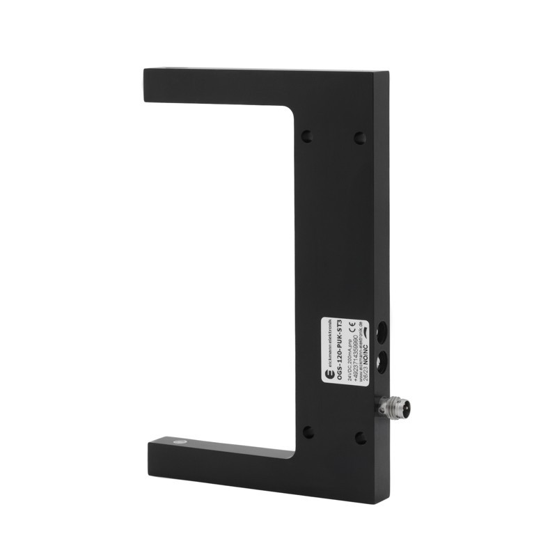 Czujnik widełkowy 120 mm, PNP NO/NC, św. czerwone | OGS-120-PUK-ST3