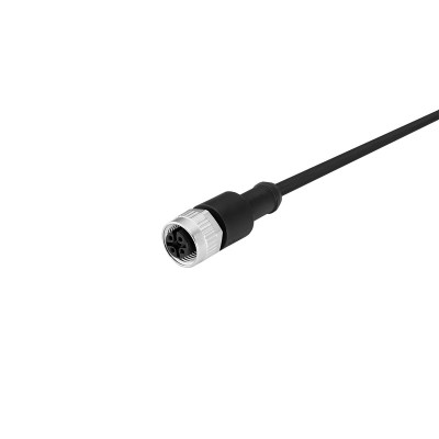 Proste żeńskie złącze M12-A 4-pin przewodu binder 79 3430 24 04