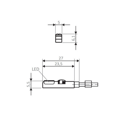 Czujnik do siłownika - Eickmann Elektronik