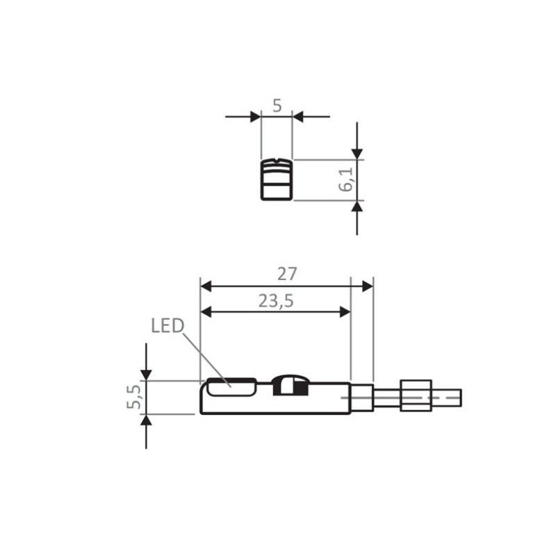 Czujnik do siłownika - Eickmann Elektronik
