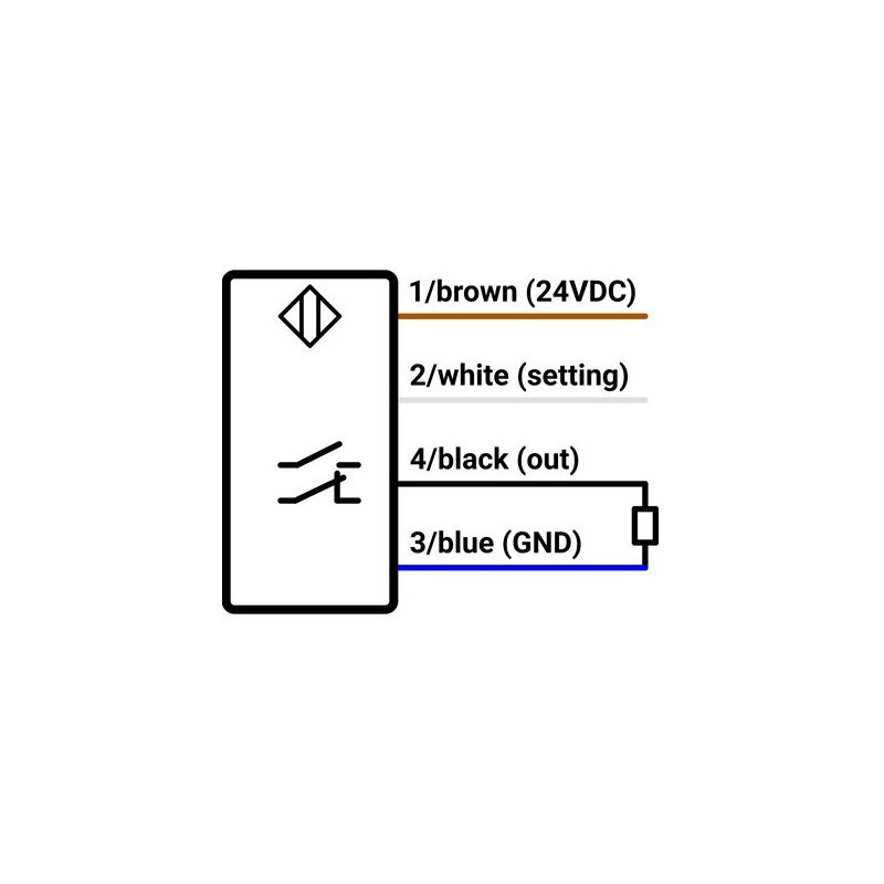 Czujnik bariera odbiornik OEVK-18-PUKI-ST4 | Eickmann Elektronik