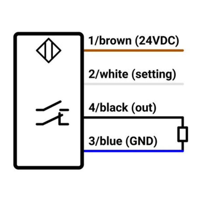 Czujnik fotoelektryczny refleksyjny ORVK-18-PUK-ST4 | Eickmann Elektronik