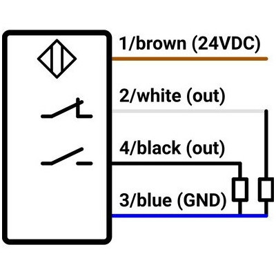 Czujnik fotoelektryczny z eliminacją tła OTK-18-PAK-ST4 | Eickmann Elektronik