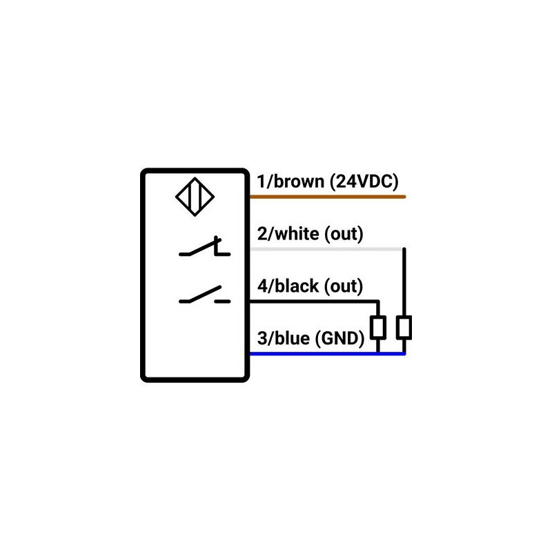 Czujnik fotoelektryczny z eliminacją tła OTK-18-PAK-ST4 | Eickmann Elektronik