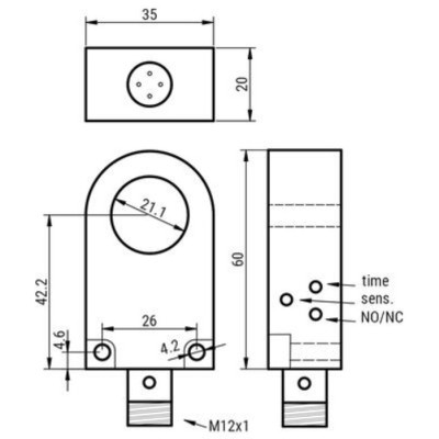 Czujnik indukcyjny pierścieniowy IR-20-PUK-ST4 | Eickmann Elektronik Czujnik indukcyjny pierścieniowy IR-20-PUK-ST4 | Eickmann Elektronik