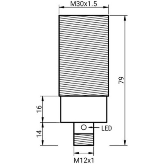 Czujnik pojemościowy KDCL-30-PSK-ST4 | Eickmann Elektronik