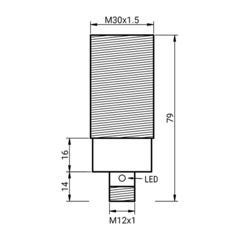 Czujnik pojemościowy KDCL-30-PSK-ST4 | Eickmann Elektronik