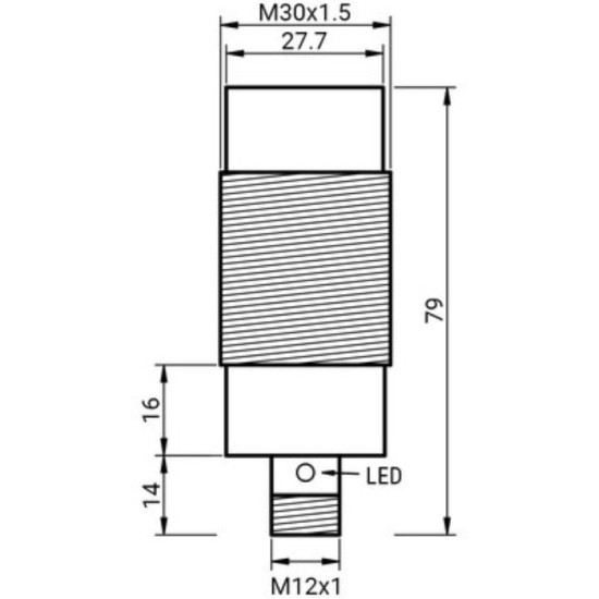 Czujnik pojemościowy KDCL-030-PSK-ST4 | Eickmann Elektronik
