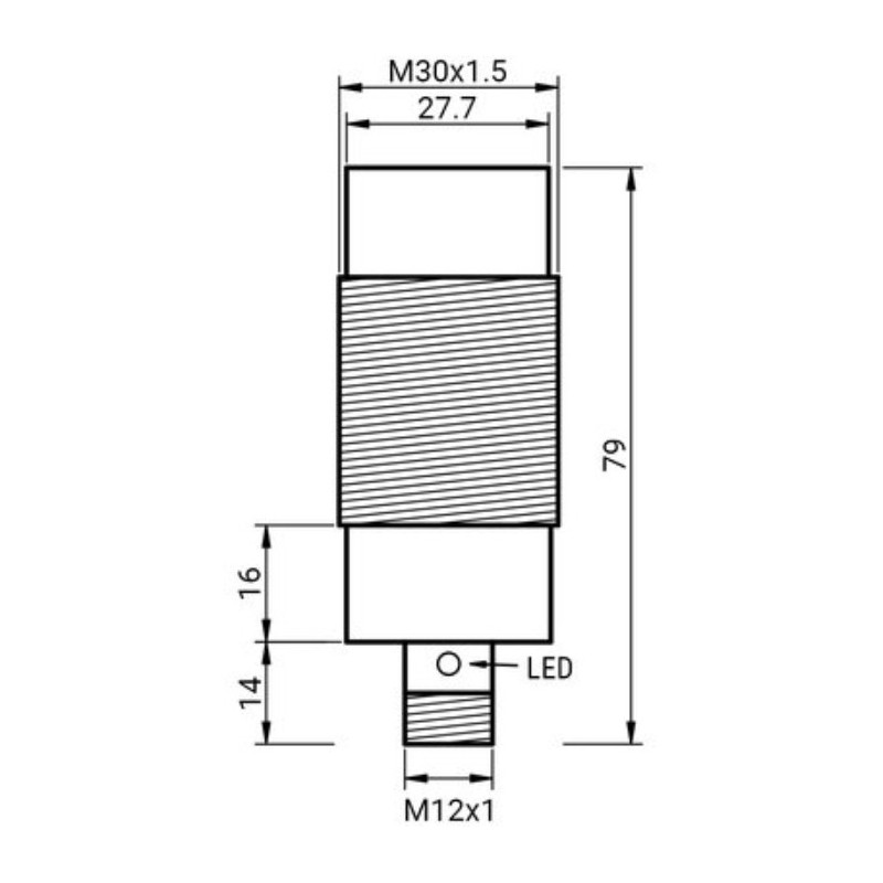 Czujnik pojemościowy KDCL-030-PSK-ST4 | Eickmann Elektronik