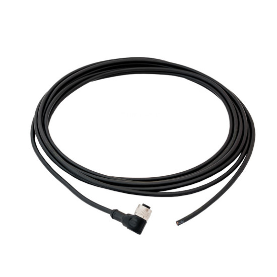 Przewód czujnikowy M12 4-pin, kątowy, 5m PUR | 77 3434 0000 50004-0500
