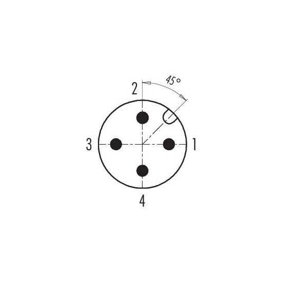 Złącze wtykowe 99 0429 24 04 | binder