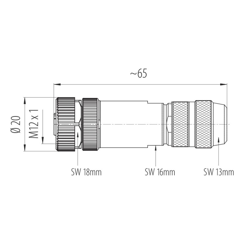 Złącze wtykowe 99 3728 810 04 | binder