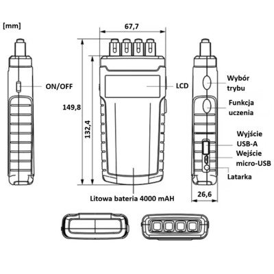 Tester czujników ST-03 - PNP / NPN / analog - Eickmann Elektronik