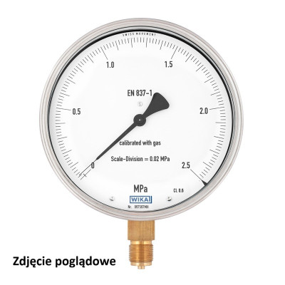 Manometr kontrolny do prób szczelności WIKA 312.20.160 4 MPa (40 bar)