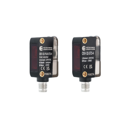 Bariera fotoelektryczna Eickmann Elektronik OEV/OSV-32-PUK-ST3-4 – nadajnik i odbiornik
