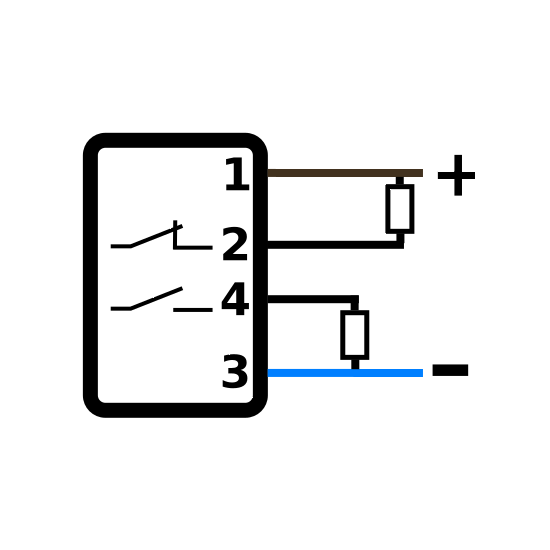 Czujnik szczelinowy do etykiet KGS-07-PNUK-ST3-4 Eickmann Elektronik