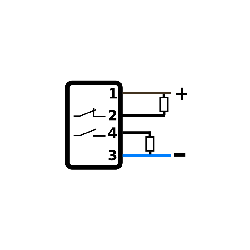 Czujnik szczelinowy do etykiet KGS-07-PNUK-ST3-4 Eickmann Elektronik