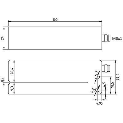 Czujnik szczelinowy do etykiet KGS-07-PNUK-ST3-4 Eickmann Elektronik