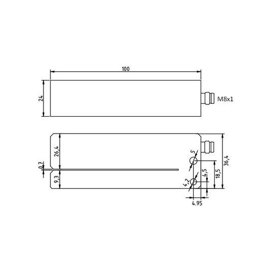 Czujnik szczelinowy do etykiet KGS-07-PNUK-ST3-4 Eickmann Elektronik