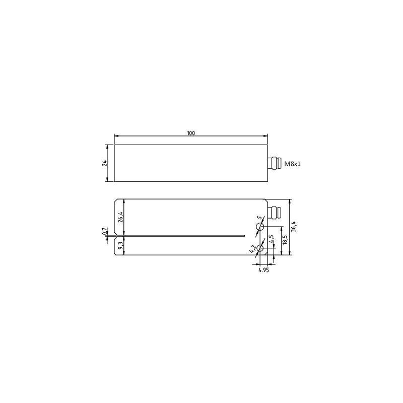Czujnik szczelinowy do etykiet KGS-07-PNUK-ST3-4 Eickmann Elektronik