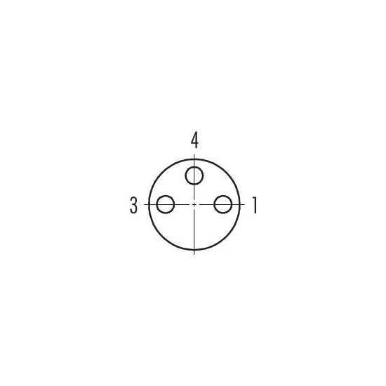 Złącze wtykowe 99 3400 110 03 | binder