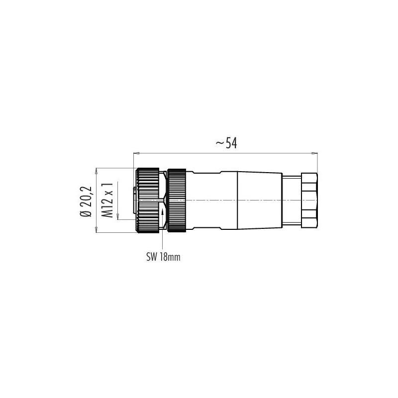 Złącze wtykowe 99 0436 14 05 | binder