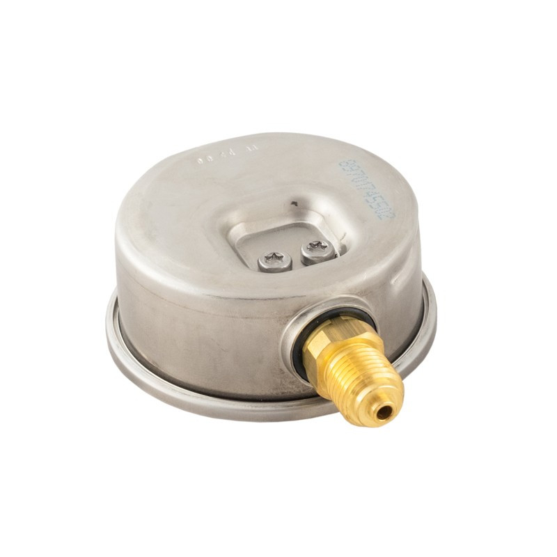 Manometr glicerynowy 400 bar, G1/4B, dolny, mosiądz, 63 mm | WIKA 213.53