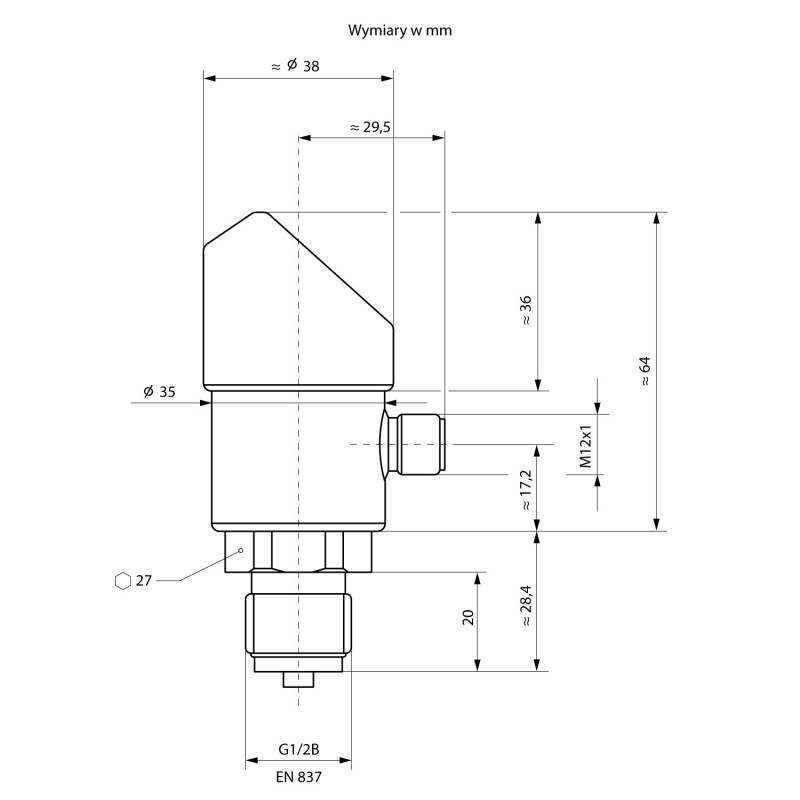 PSD-4 400 bar | Elektroniczny Przełącznik Ciśnienia | WIKA 31169911