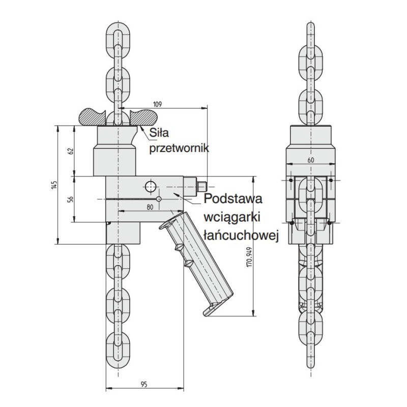 Tester sprzęgieł - wciągników łańcuchowych FRKPS 79100347 | WIKA