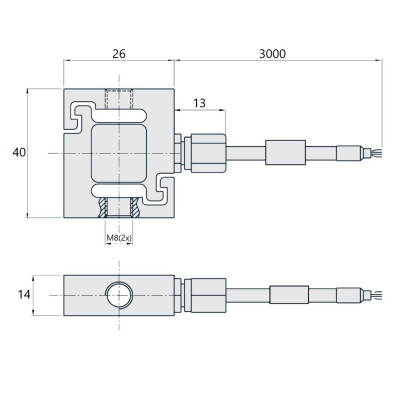 Przetwornik siły typu S F2808 83800543 | WIKA