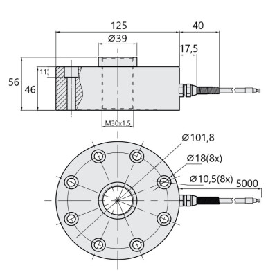 Przetwornik siły F2822 83806038 | WIKA