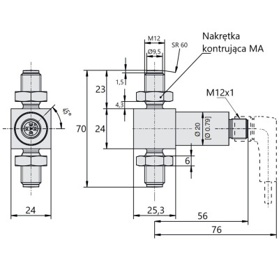 Przetwornik siły F2301 14523909 | WIKA