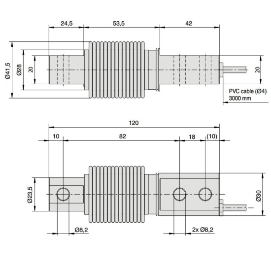 Belka tensometryczna F3203 20 kg WIKA, stal nierdzewna, IP68