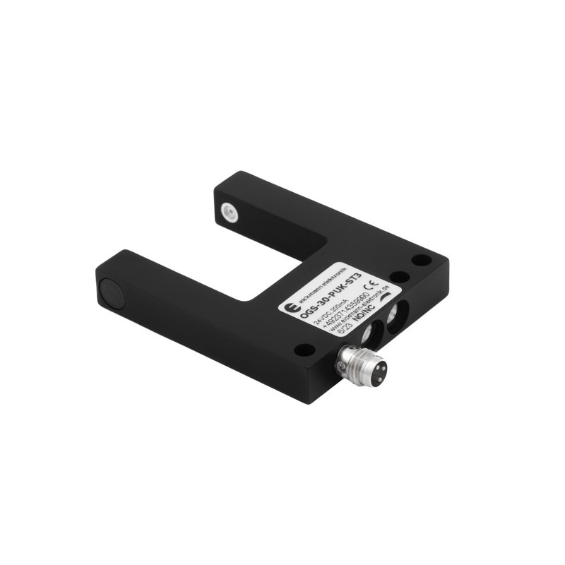 Czujnik widełkowy 30 mm, PNP NO/NC, św. czerwone | OGS-30-PUK-ST3