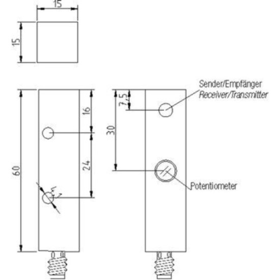 Bariera laserowa OEVL/OSVL-15-PSK-ST3 | Eickmann Elektronik