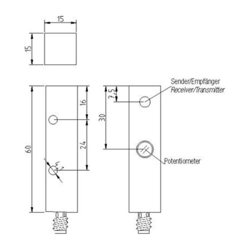 Bariera laserowa OEVL/OSVL-15-PSK-ST3 | Eickmann Elektronik